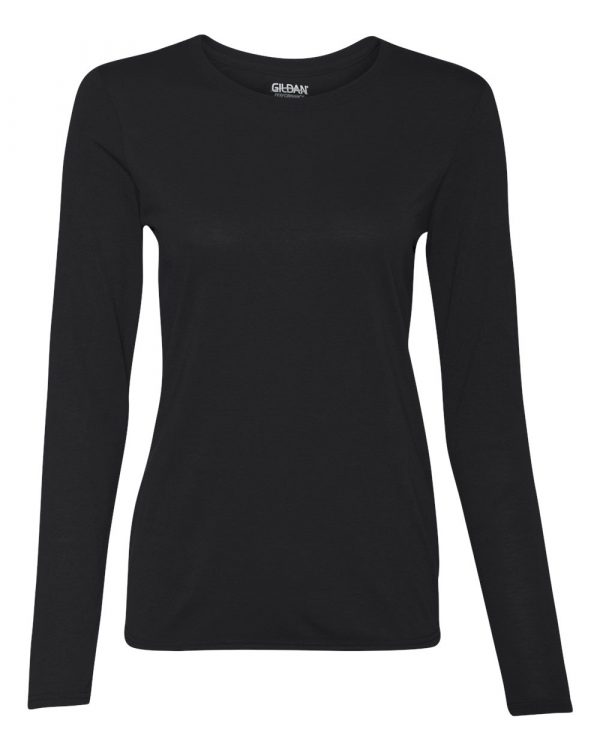 Womens Long Sleeve Body Shirt Crew # Bslscf – Professional Fit Clothing